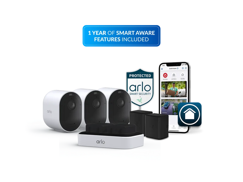 Arlo PRO-6-3-CAM-ARLO-SECURE-KIT